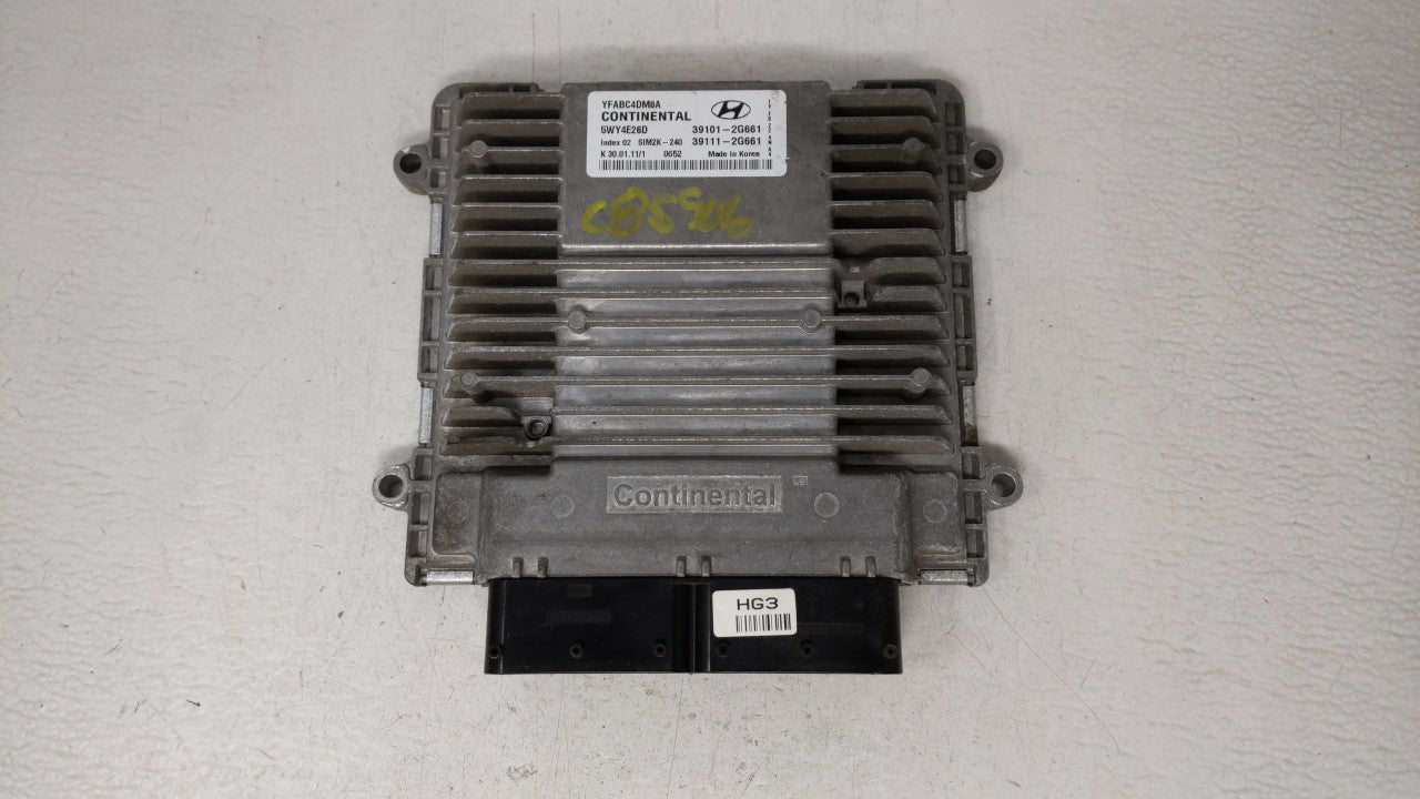 2011-2014 Hyundai Sonata PCM Engine Control Computer ECU ECM PCU OEM P/N:39101-2G661 39111-2G661 Fits Fits 2011 2012 2013 20