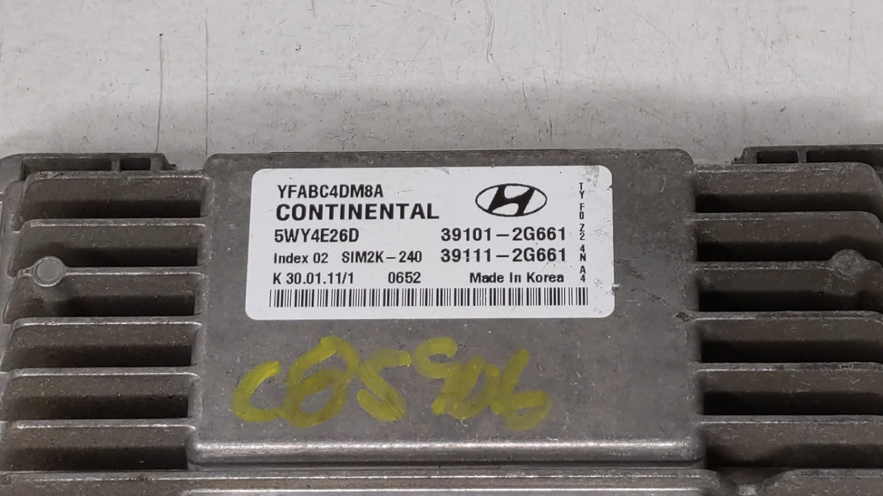 2011-2014 Hyundai Sonata PCM Engine Control Computer ECU ECM PCU OEM P/N:39101-2G661 39111-2G661 Fits Fits 2011 2012 2013 20