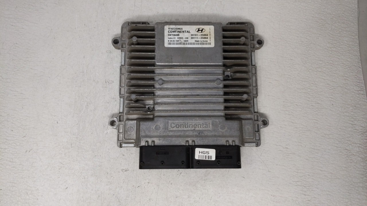 2011-2014 Hyundai Sonata PCM Engine Control Computer ECU ECM PCU OEM P/N:39101-2G661 39111-2G661 Fits Fits 2011 2012 2013 20