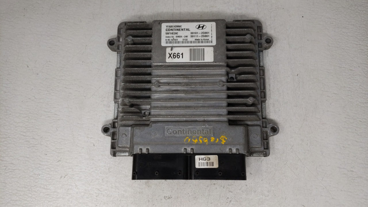 2011-2014 Hyundai Sonata PCM Engine Control Computer ECU ECM PCU OEM P/N:39101-2G661 39111-2G661 Fits Fits 2011 2012 2013 20