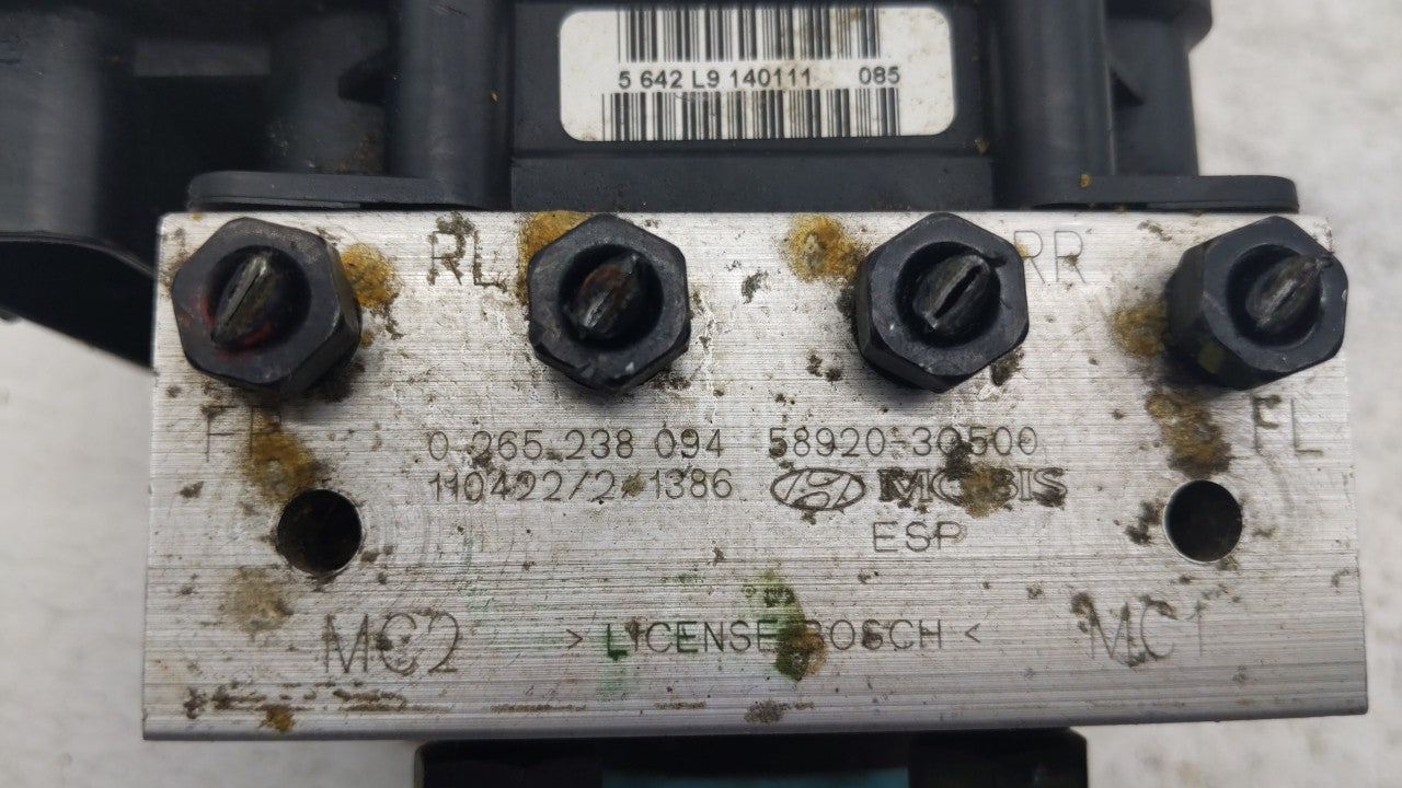 2011-2013 Hyundai Sonata ABS Pump Control Module Replacement P/N:58920-3Q500 Fits Fits 2011 2012 2013 OEM Used Auto Parts - 