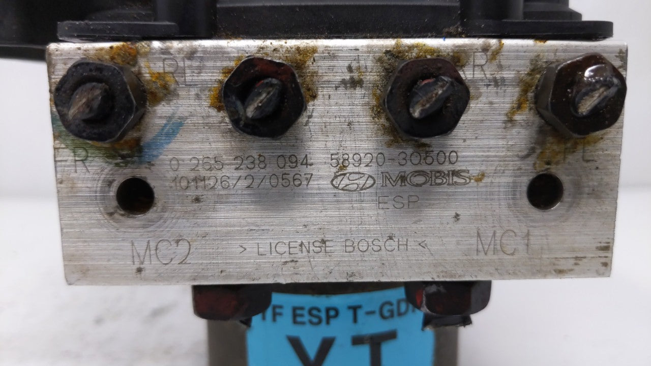 2011-2013 Hyundai Sonata ABS Pump Control Module Replacement P/N:58920-30500 58920-3Q500 Fits Fits 2011 2012 2013 OEM Used A