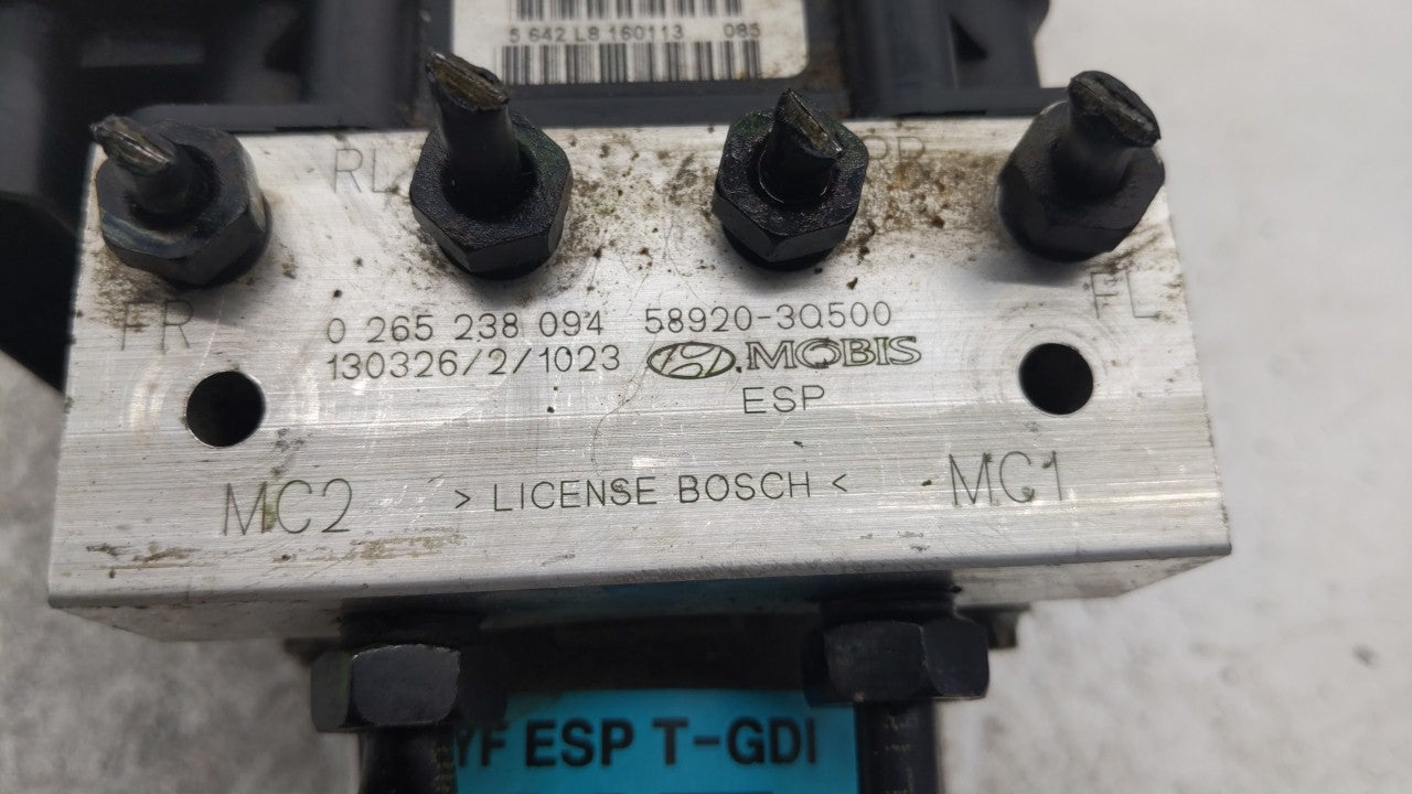 2011-2013 Hyundai Sonata ABS Pump Control Module Replacement P/N:58920-30500 58920-3Q500 Fits Fits 2011 2012 2013 OEM Used A