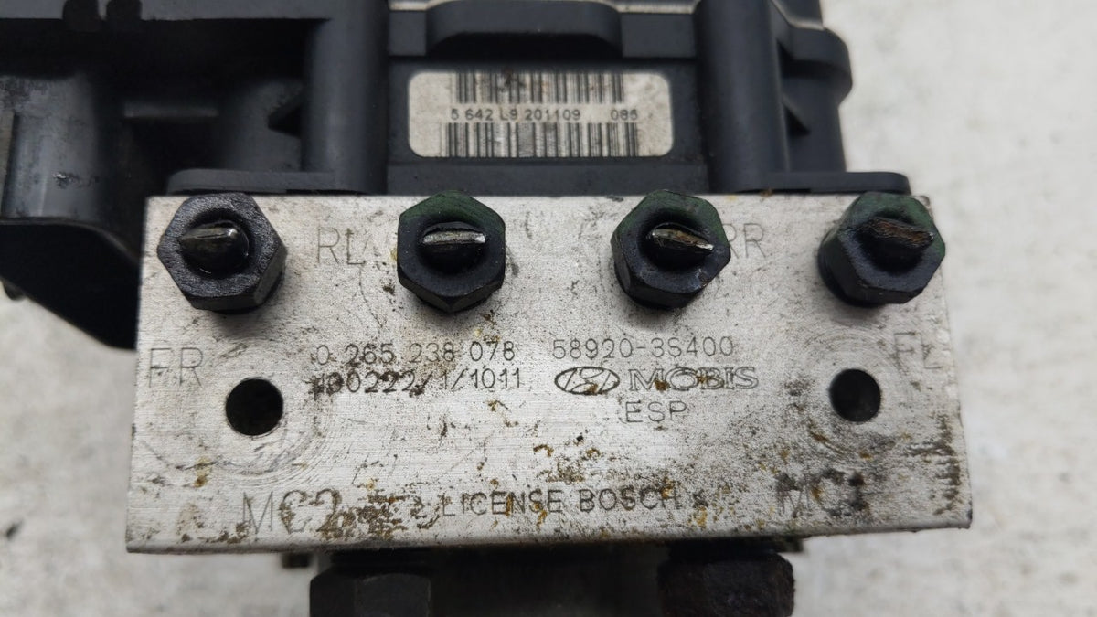 2011-2013 Hyundai Sonata Anti-Lock Brake ABS Pump Module Actuator OEM P/N:58920-30500 58920-3Q500 Fits Fits 2011 2012 2013 O