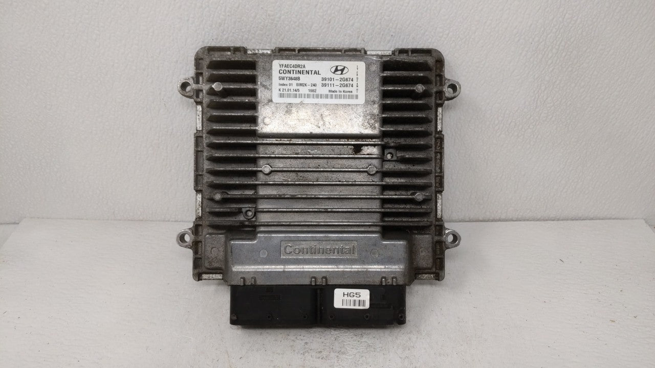 2011-2014 Hyundai Sonata PCM Engine Control Computer ECU ECM PCU OEM P/N:39101-2G661 39111-2G661 Fits Fits 2011 2012 2013 20