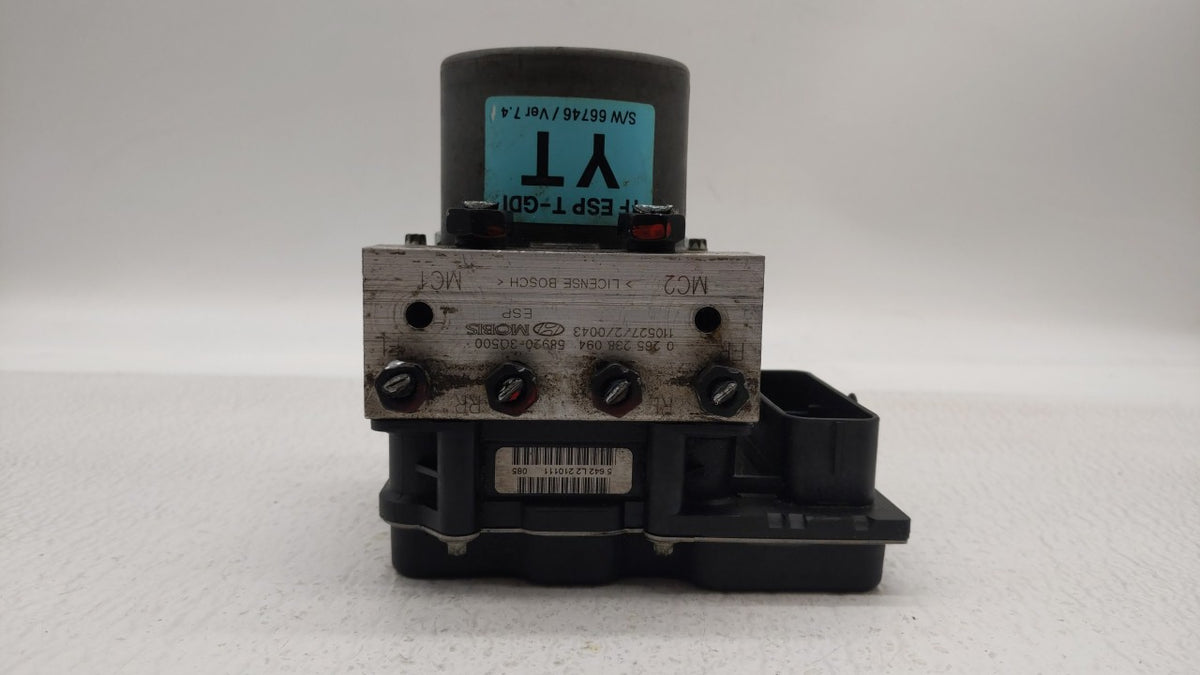 2011-2013 Hyundai Sonata Anti-Lock Brake ABS Pump Module Actuator OEM P/N:58920-30500 58920-3Q500 Fits Fits 2011 2012 2013 O
