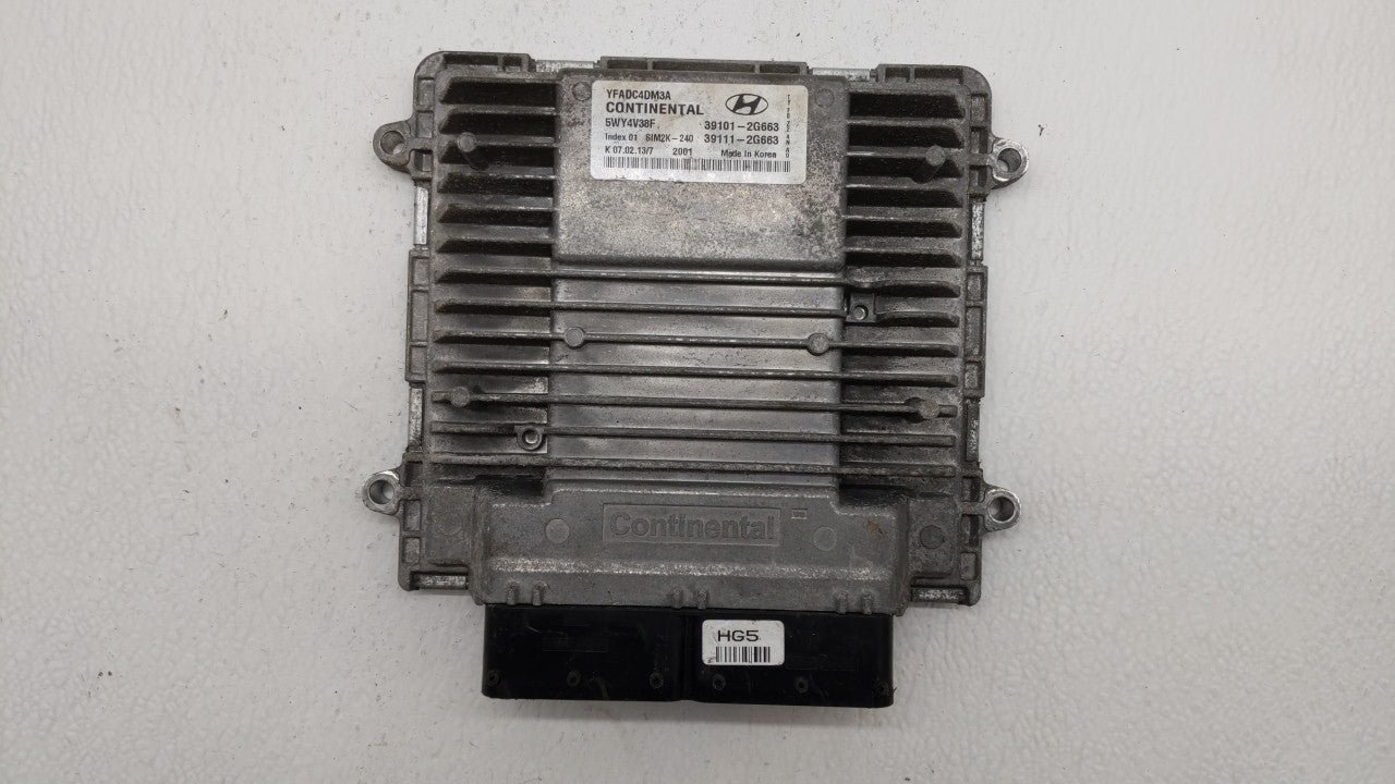 2011-2014 Hyundai Sonata PCM Engine Control Computer ECU ECM PCU OEM P/N:39101-2G661 39111-2G661 Fits Fits 2011 2012 2013 20