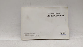 compare product 2013 Hyundai Sonata Owners Manual Book Guide OEM Used Auto Parts
