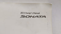 2013 Hyundai Sonata Owners Manual Book Guide OEM Used Auto Parts - Oemusedautoparts1.com