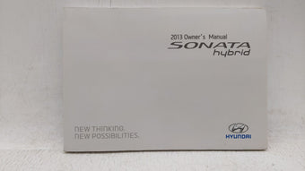 compare product 2013 Hyundai Sonata Owners Manual Book Guide OEM Used Auto Parts