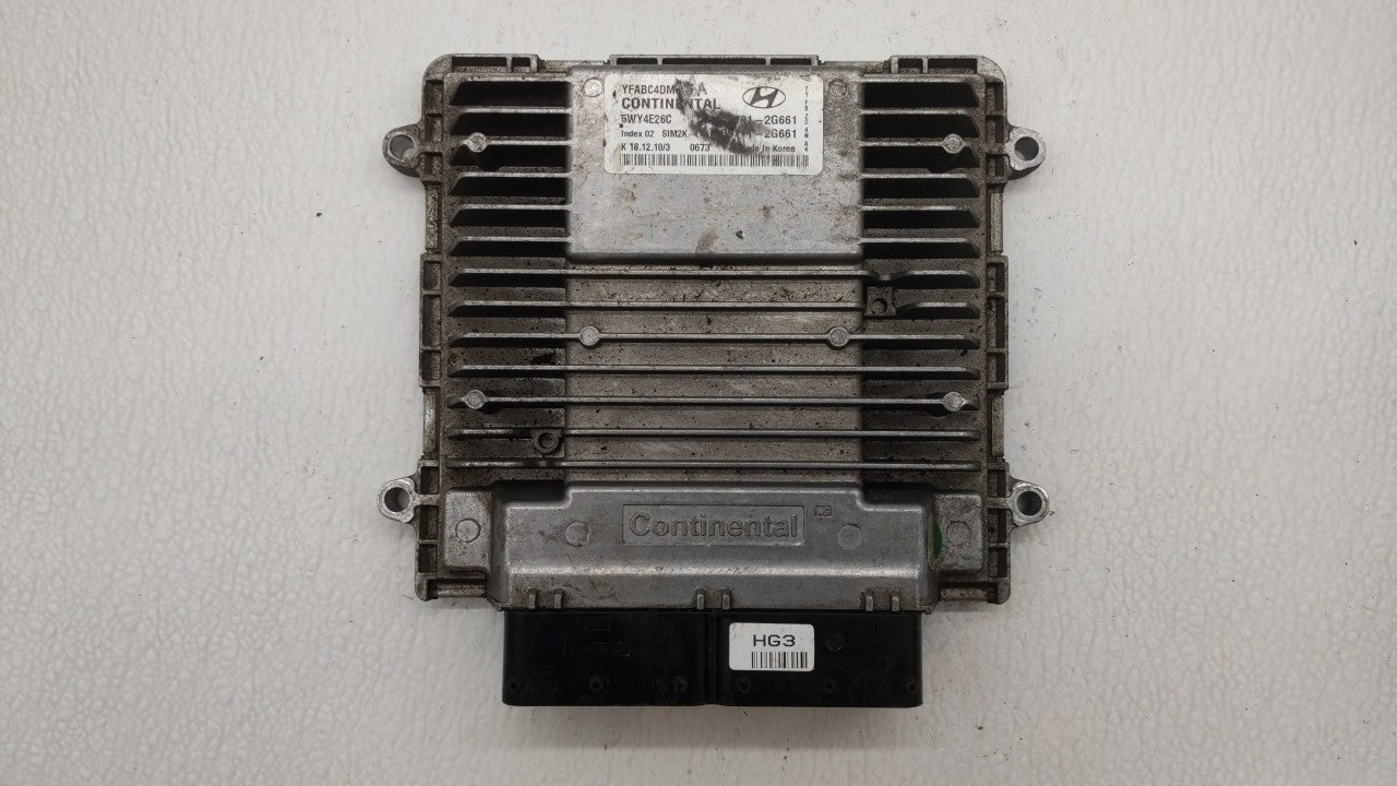 2011-2014 Hyundai Sonata PCM Engine Control Computer ECU ECM PCU OEM P/N:39101-2G661 39111-2G661 Fits Fits 2011 2012 2013 20