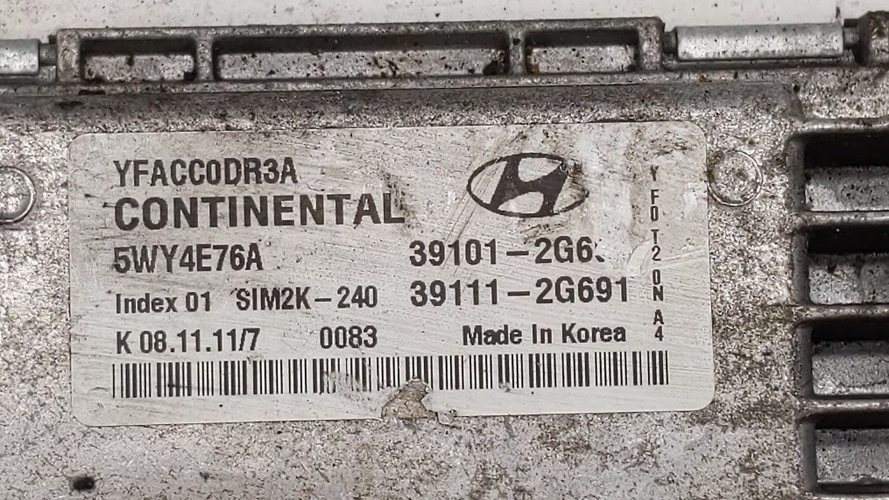 2011-2014 Hyundai Sonata PCM Engine Control Computer ECU ECM PCU OEM P/N:39101-2G692 39111-2G690 Fits Fits 2011 2012 2013 20