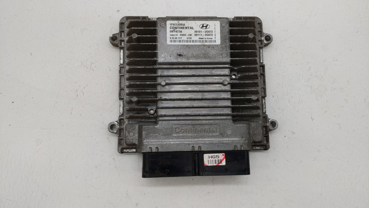 2011-2014 Hyundai Sonata PCM Engine Control Computer ECU ECM PCU OEM P/N:39101-2G672 39111-2G672 Fits Fits 2011 2012 2013 20