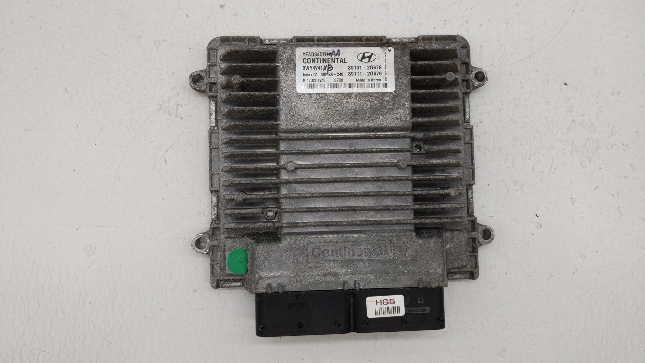 2011-2014 Hyundai Sonata PCM Engine Control Computer ECU ECM PCU OEM P/N:39111-2G668 39101-2G668 Fits Fits 2011 2012 2013 20