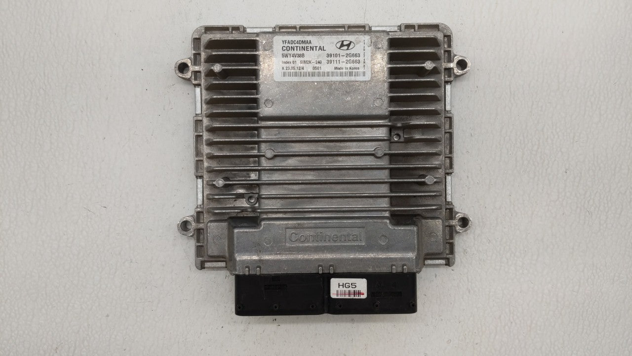 2011-2014 Hyundai Sonata PCM Engine Control Computer ECU ECM PCU OEM P/N:39101-2G671 39111-2G671 Fits Fits 2011 2012 2013 20