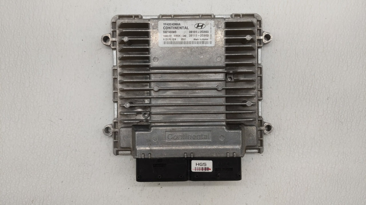 2011-2014 Hyundai Sonata PCM Engine Control Computer ECU ECM PCU OEM P/N:39101-2G671 39111-2G671 Fits 2011 2012 2013 2014 OE