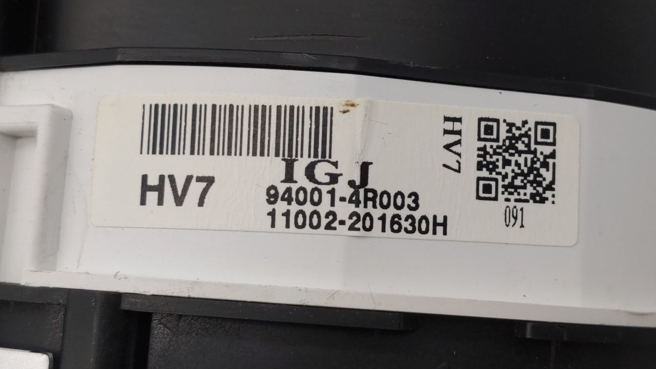 2011-2015 Hyundai Sonata Instrument Cluster Speedometer Gauges P/N:94001-4R003 Fits Fits 2011 2012 2013 2014 2015 OEM Used A