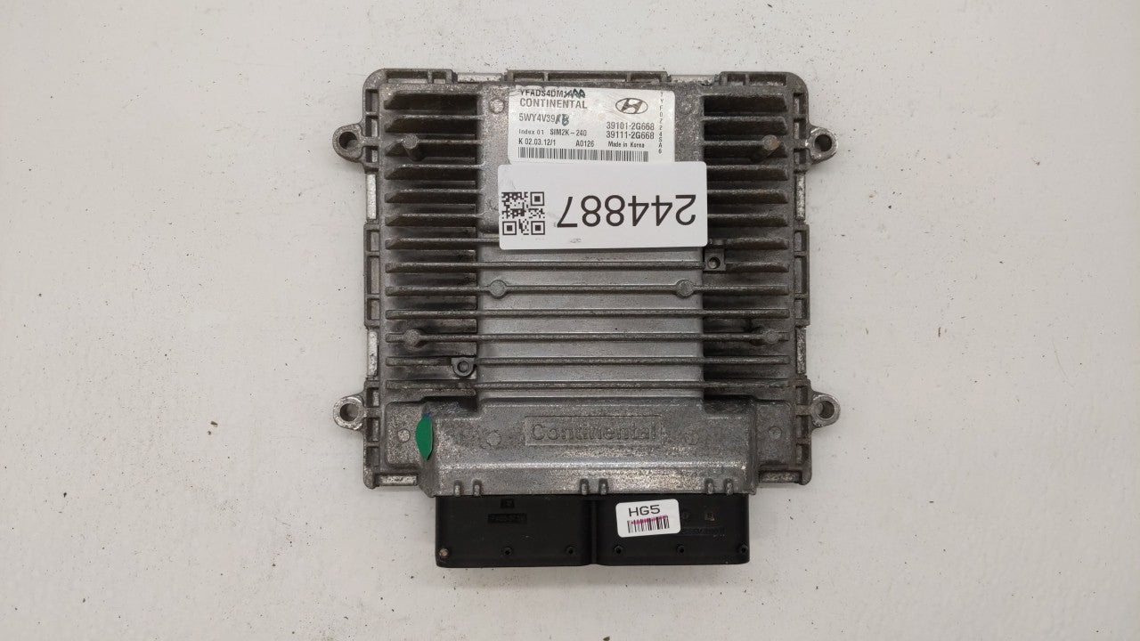 2011-2014 Hyundai Sonata PCM Engine Control Computer ECU ECM PCU OEM P/N:39111-2G669 39101-2G667 Fits Fits 2011 2012 2013 20