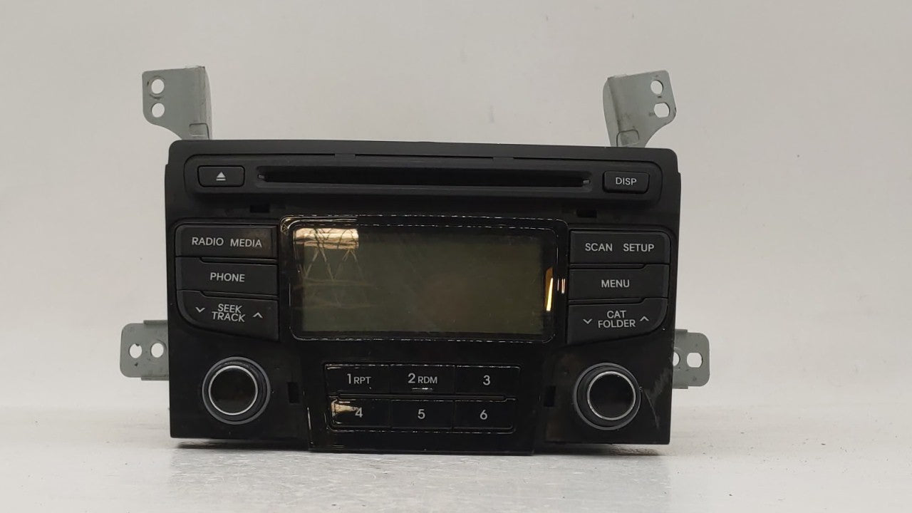 2012-2014 Hyundai Sonata Radio AM FM Cd Player Receiver Replacement P/N:96180-3Q700 Fits Fits 2012 2013 2014 OEM Used Auto P
