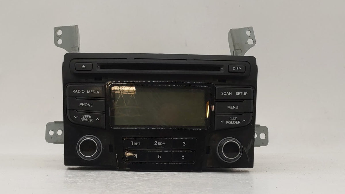 2012-2014 Hyundai Sonata Radio AM FM Cd Player Receiver Replacement P/N:96180-3Q700 Fits Fits 2012 2013 2014 OEM Used Auto P
