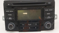 2012-2014 Hyundai Sonata Radio AM FM Cd Player Receiver Replacement P/N:96180-3Q700 Fits Fits 2012 2013 2014 OEM Used Auto P