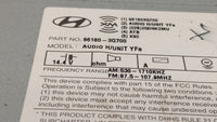 2012-2014 Hyundai Sonata Radio AM FM Cd Player Receiver Replacement P/N:96180-3Q700 Fits Fits 2012 2013 2014 OEM Used Auto P