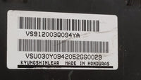 2011-2014 Hyundai Sonata Fusebox Fuse Box Panel Relay Module P/N:VS912003Q071MG VSQFHE2370F0175 Fits Fits 2011 2012 2013 201