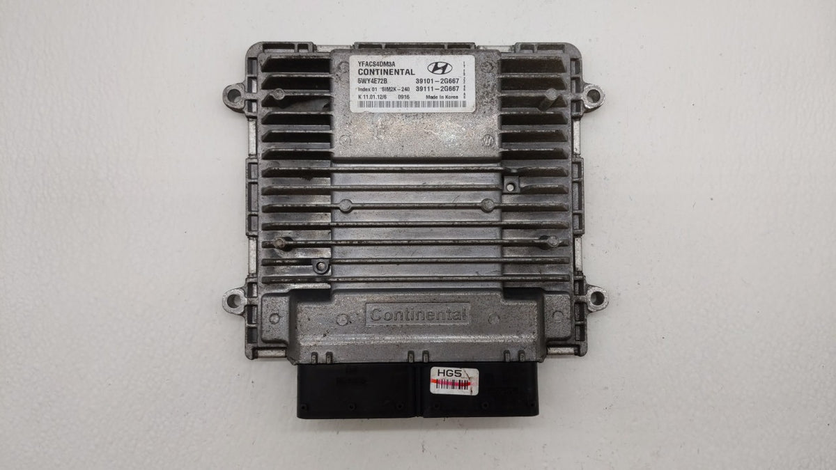 2011-2014 Hyundai Sonata PCM Engine Control Computer ECU ECM PCU OEM P/N:39111-2G669 39101-2G667 Fits 2011 2012 2013 2014 OE