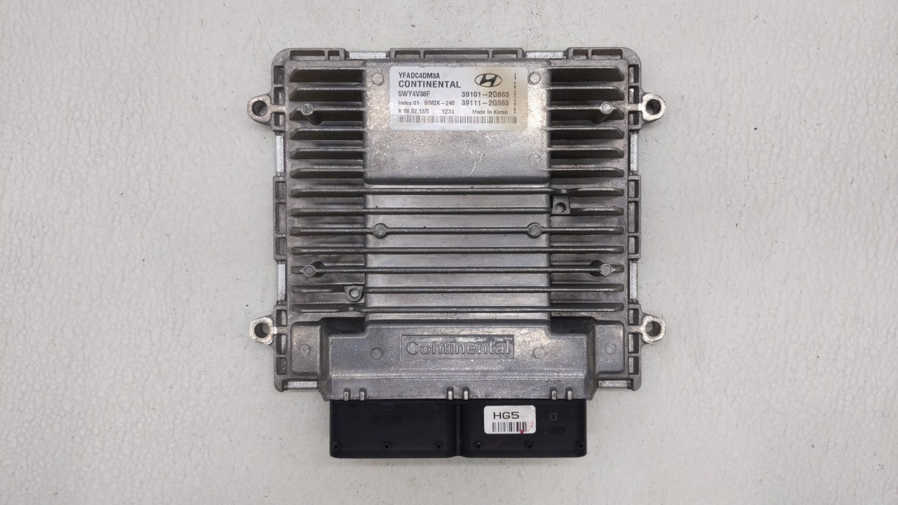 2011-2014 Hyundai Sonata PCM Engine Control Computer ECU ECM PCU OEM P/N:39101-2G673 39101-2G671 Fits Fits 2011 2012 2013 20