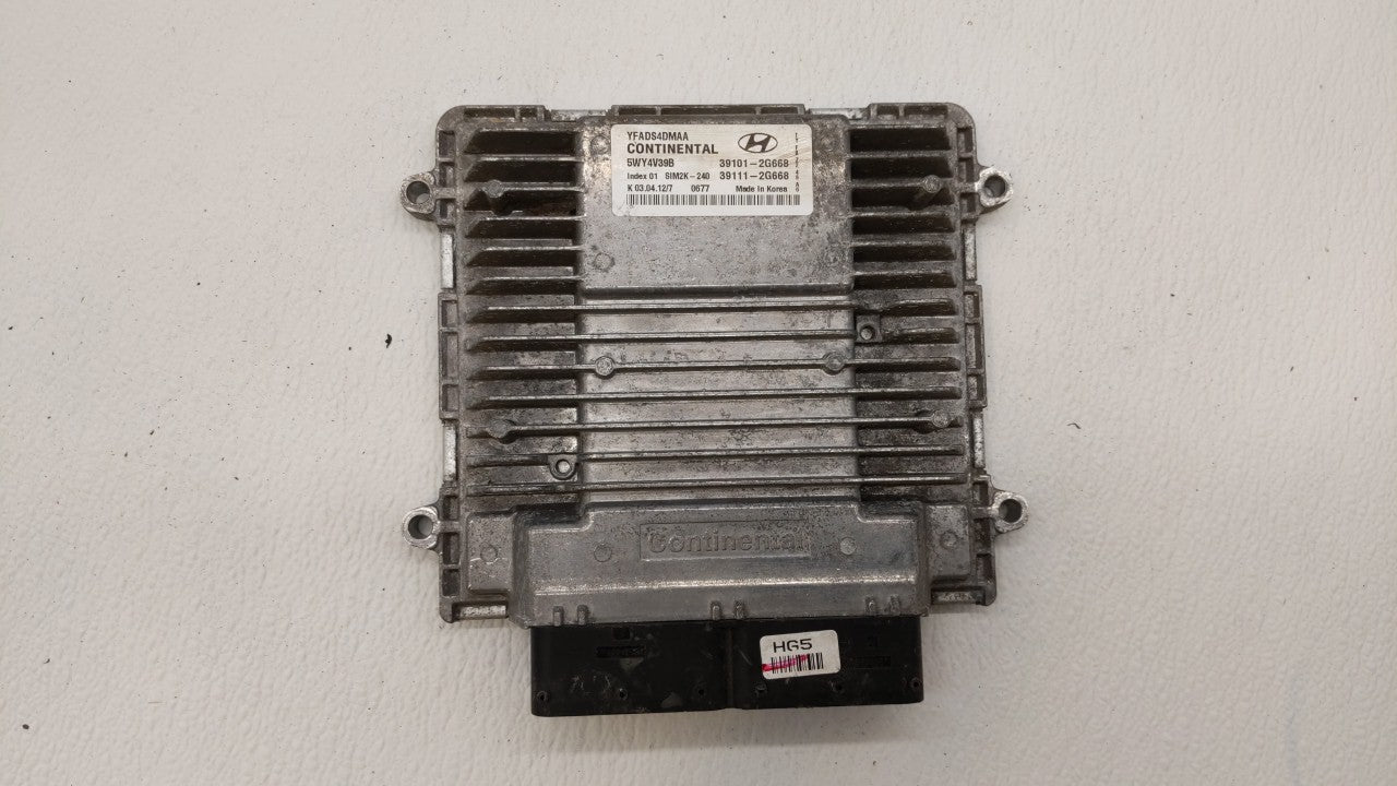 2011-2014 Hyundai Sonata PCM Engine Control Computer ECU ECM PCU OEM P/N:39111-2G669 39101-2G667 Fits Fits 2011 2012 2013 20
