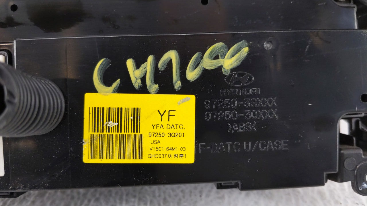 2011-2013 Hyundai Sonata Climate Control Module Temperature AC/Heater Replacement P/N:97250-3Q201 94510-3Q000 Fits OEM Used 