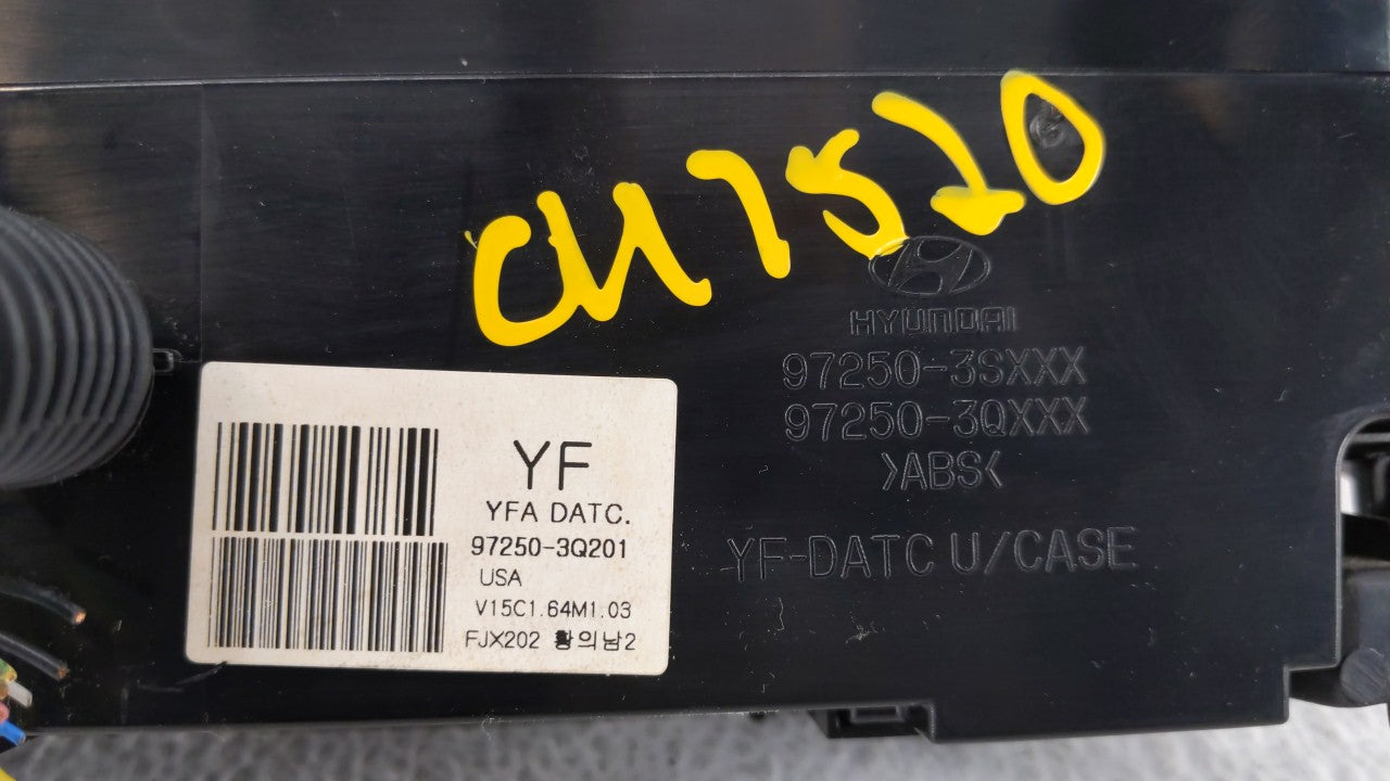 2011-2013 Hyundai Sonata Climate Control Module Temperature AC/Heater Replacement P/N:97250-3Q201 94510-3Q000 Fits OEM Used 