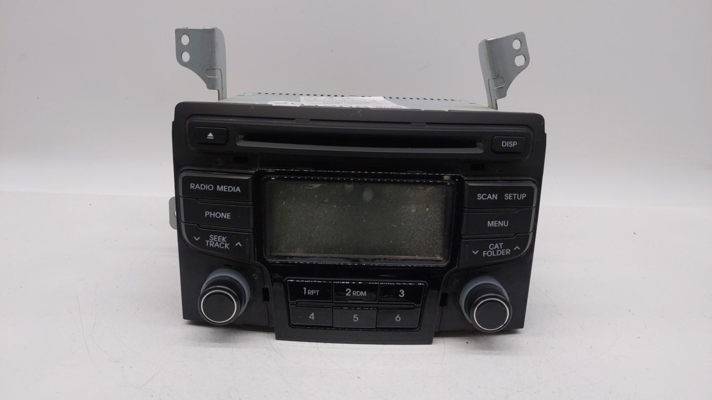 2012-2014 Hyundai Sonata Radio AM FM Cd Player Receiver Replacement P/N:961803Q700 Fits Fits 2012 2013 2014 OEM Used Auto Pa
