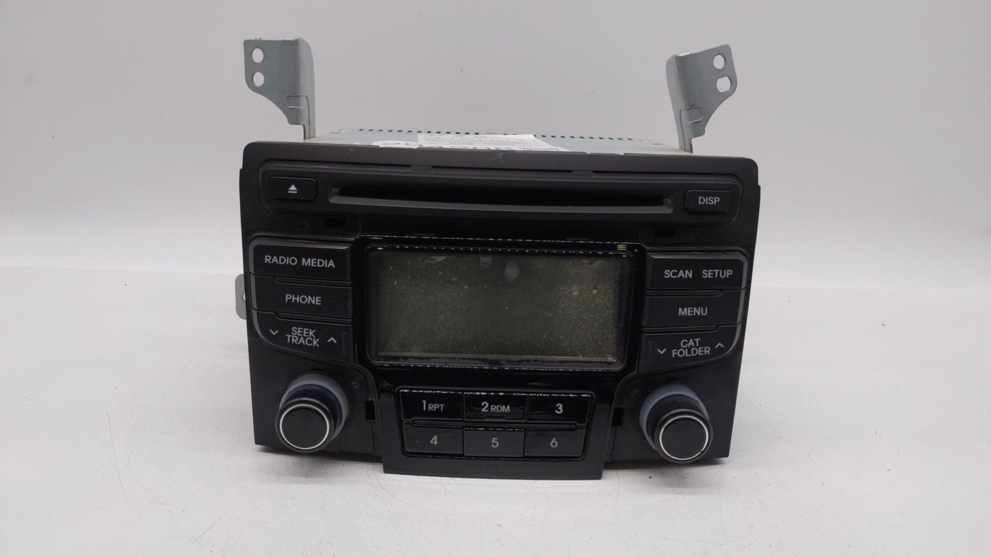 2012-2014 Hyundai Sonata Radio AM FM Cd Player Receiver Replacement P/N:961803Q700 Fits Fits 2012 2013 2014 OEM Used Auto Pa