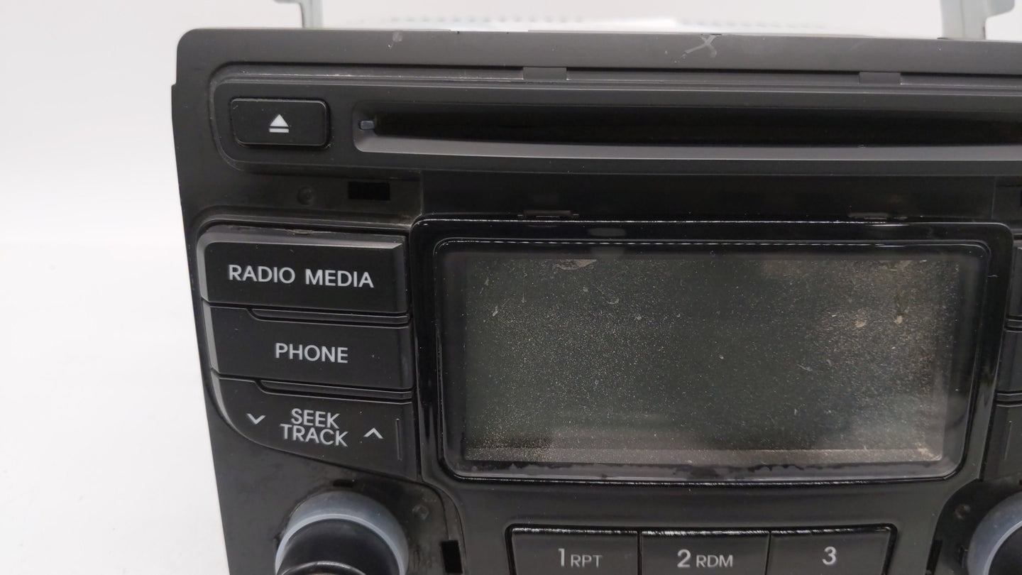 2012-2014 Hyundai Sonata Radio AM FM Cd Player Receiver Replacement P/N:961803Q700 Fits Fits 2012 2013 2014 OEM Used Auto Pa