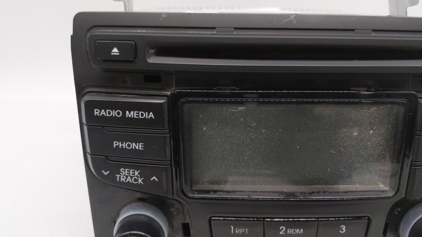 2012-2014 Hyundai Sonata Radio AM FM Cd Player Receiver Replacement P/N:961803Q700 Fits Fits 2012 2013 2014 OEM Used Auto Pa
