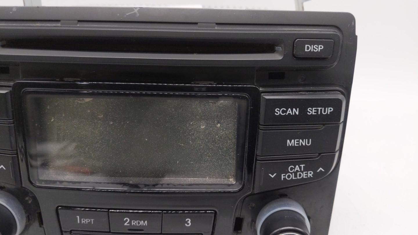 2012-2014 Hyundai Sonata Radio AM FM Cd Player Receiver Replacement P/N:961803Q700 Fits Fits 2012 2013 2014 OEM Used Auto Pa