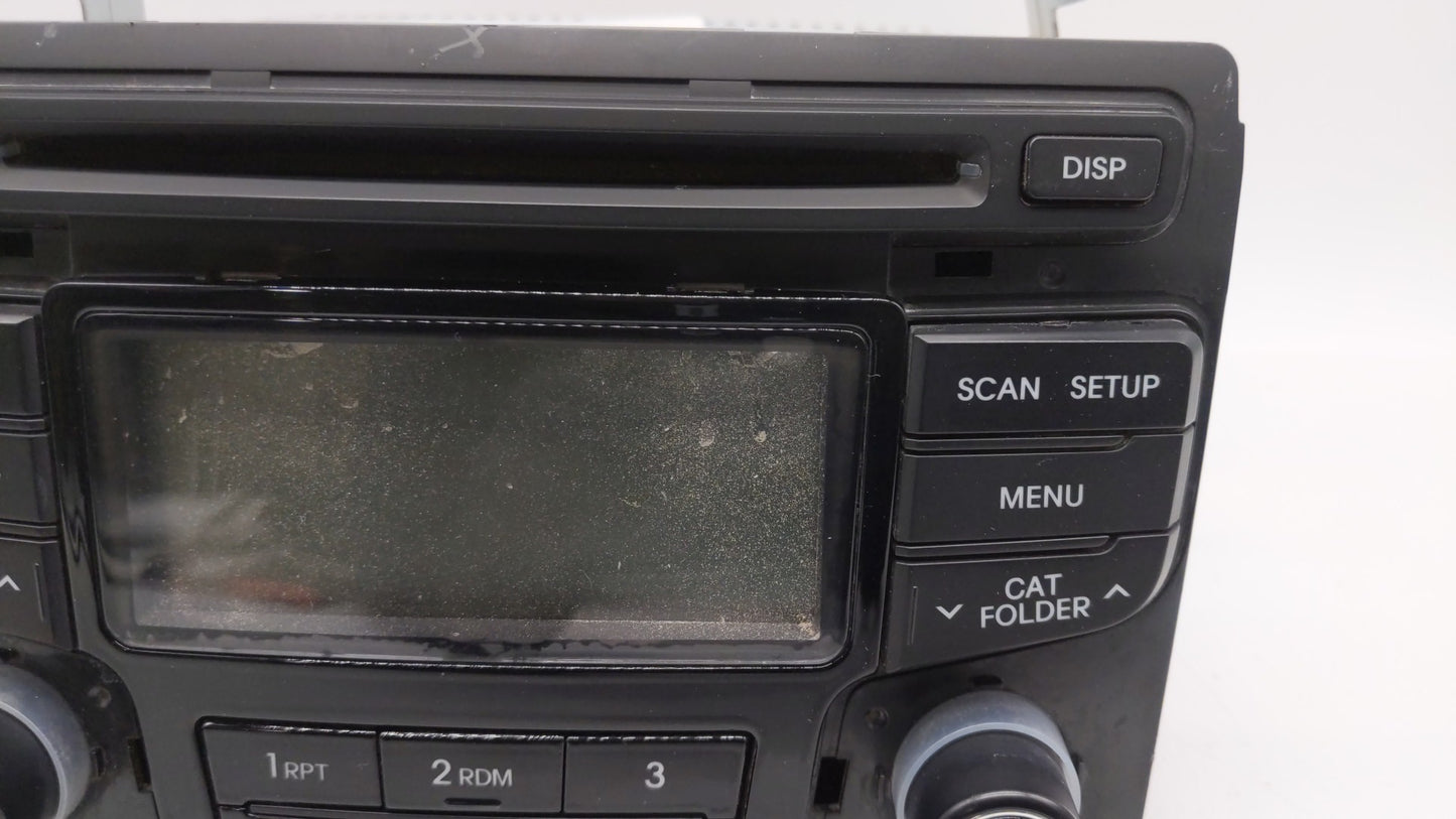 2012-2014 Hyundai Sonata Radio AM FM Cd Player Receiver Replacement P/N:961803Q700 Fits Fits 2012 2013 2014 OEM Used Auto Pa