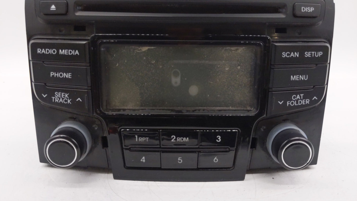 2012-2014 Hyundai Sonata Radio AM FM Cd Player Receiver Replacement P/N:961803Q700 Fits Fits 2012 2013 2014 OEM Used Auto Pa