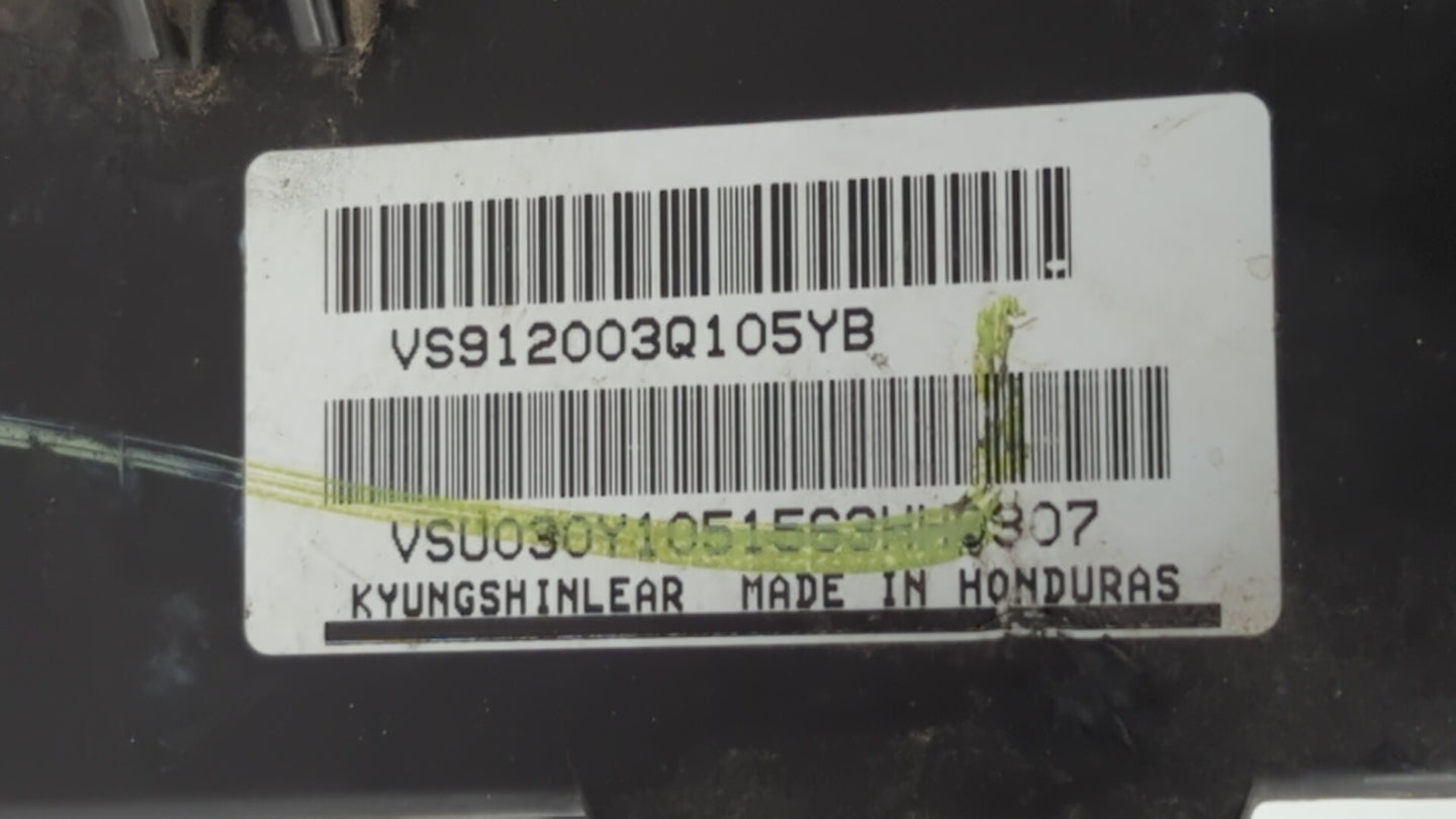 2011-2014 Hyundai Sonata Fusebox Fuse Box Panel Relay Module P/N:VS912003Q071MG VSQFHE2370F0175 Fits Fits 2011 2012 2013 201