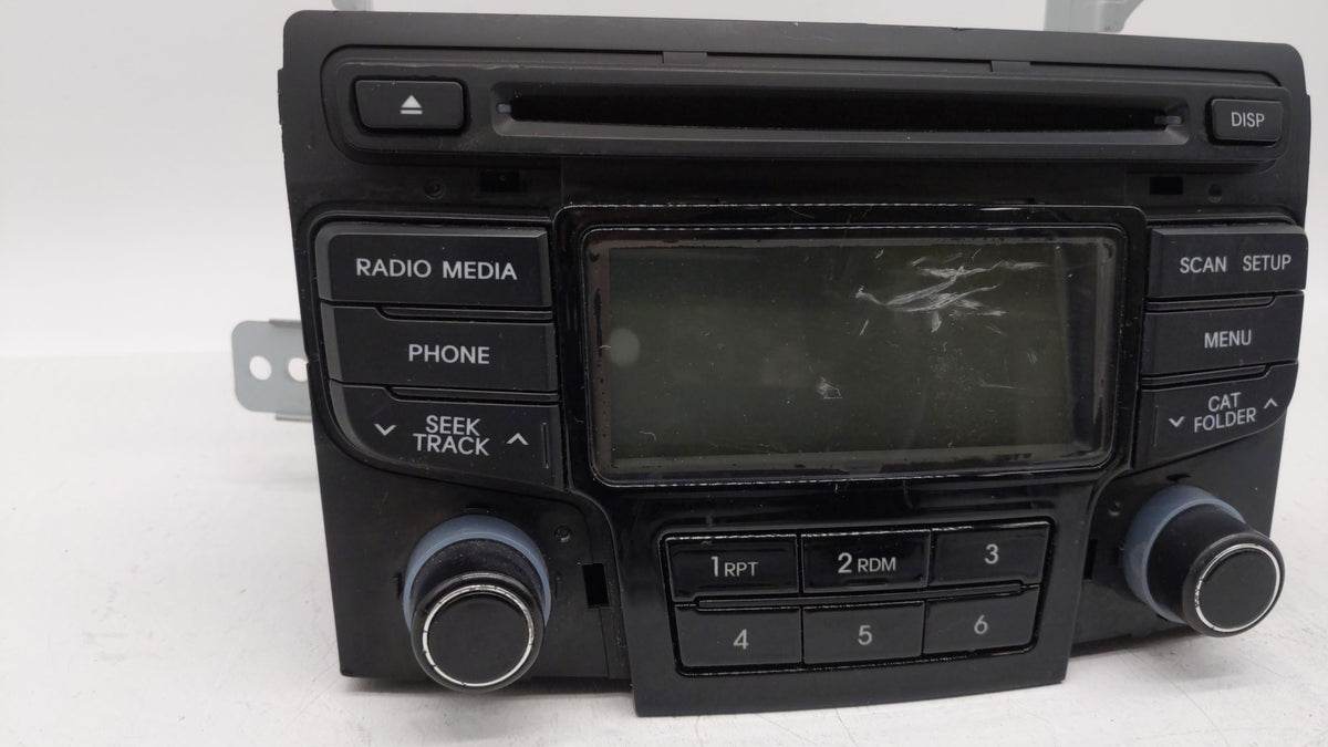 2012-2014 Hyundai Sonata Am Fm Cd Player Radio Receiver 298985 - Oemusedautoparts1.com