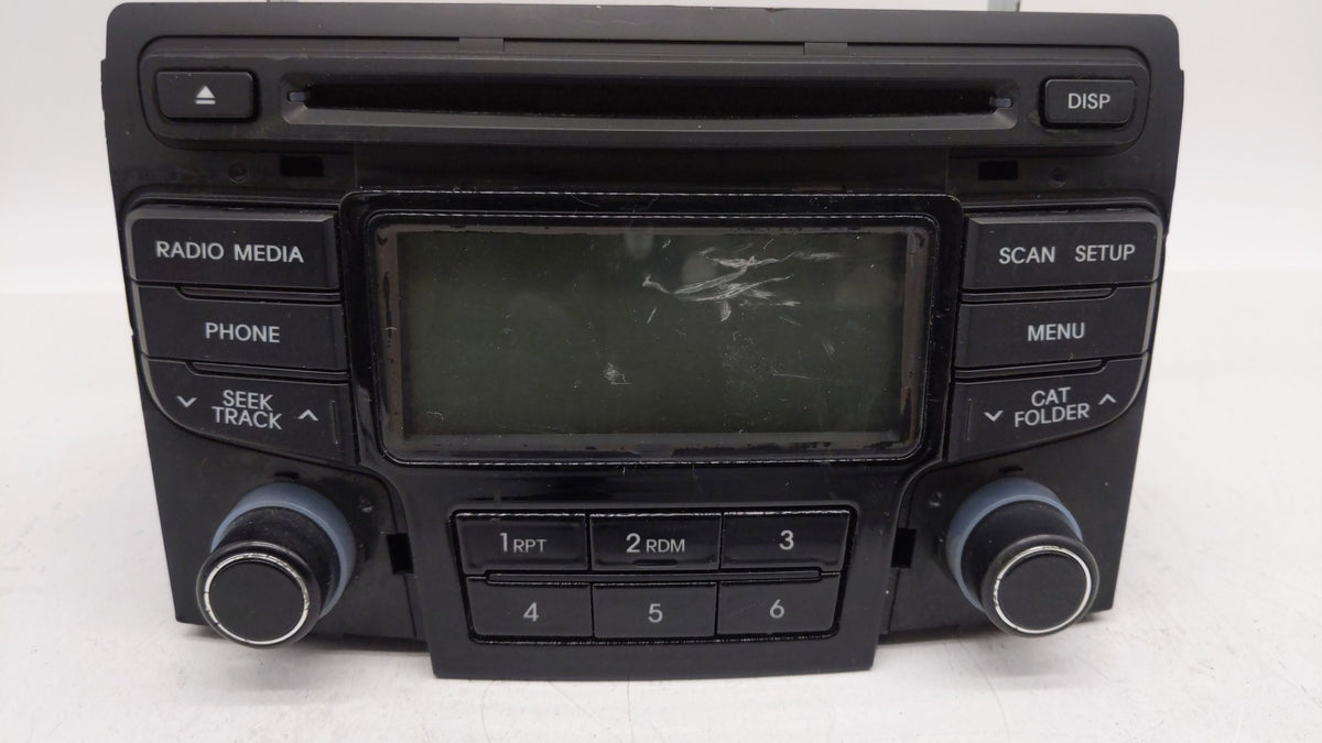 2012-2014 Hyundai Sonata Am Fm Cd Player Radio Receiver 298985 - Oemusedautoparts1.com