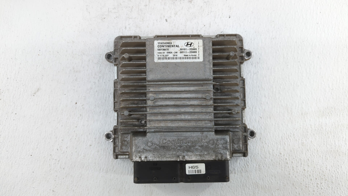 2011-2014 Hyundai Sonata PCM Engine Control Computer ECU ECM PCU OEM P/N:39111-2G669 39101-2G667 Fits Fits 2011 2012 2013 20