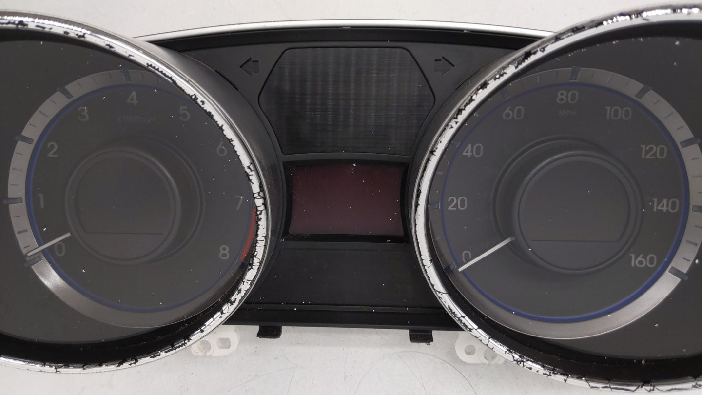 2011-2014 Hyundai Sonata Instrument Cluster Speedometer Gauges P/N:94001-3Q014 94011-3Q010 Fits Fits 2011 2012 2013 2014 OEM