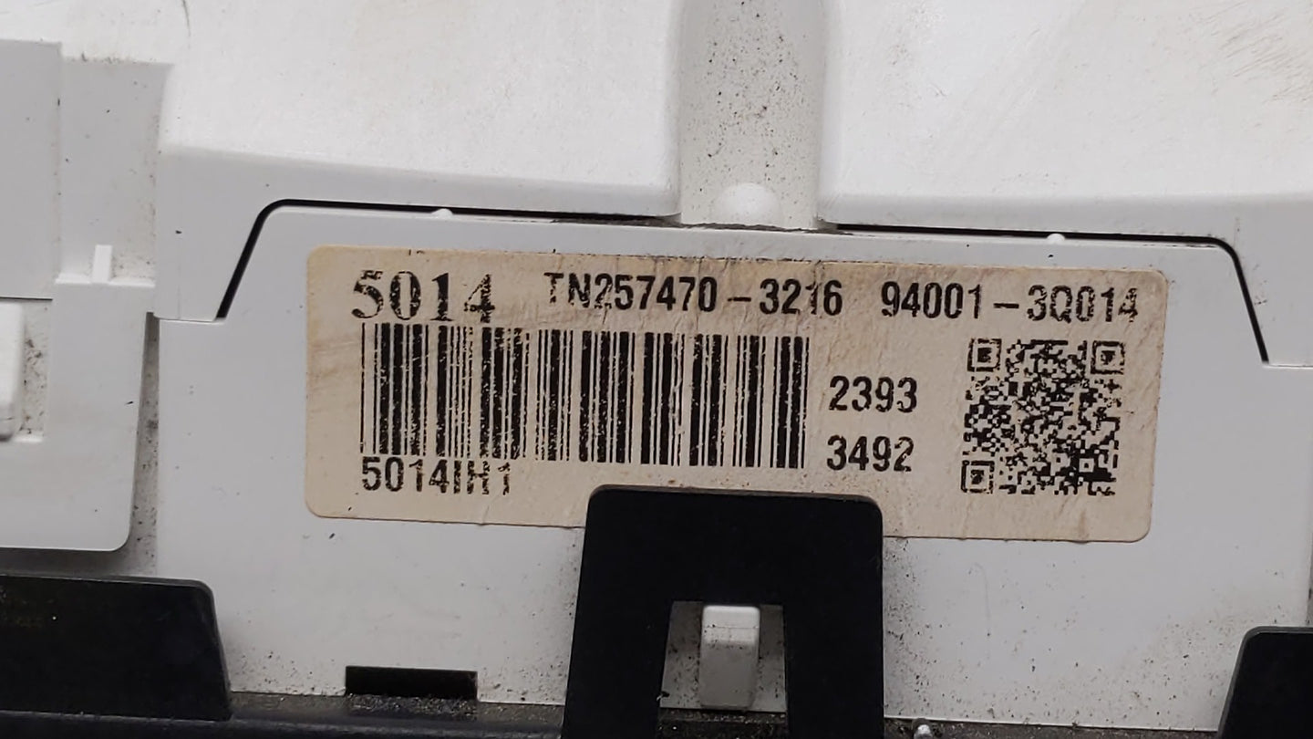 2011-2014 Hyundai Sonata Instrument Cluster Speedometer Gauges P/N:94001-3Q014 94011-3Q010 Fits Fits 2011 2012 2013 2014 OEM