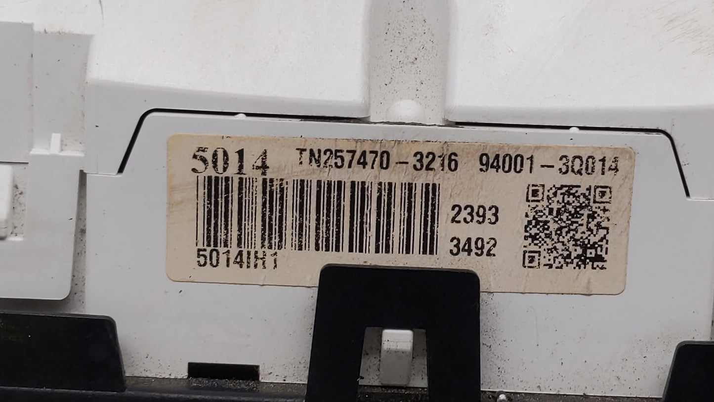 2011-2014 Hyundai Sonata Instrument Cluster Speedometer Gauges P/N:94001-3Q014 94011-3Q010 Fits Fits 2011 2012 2013 2014 OEM