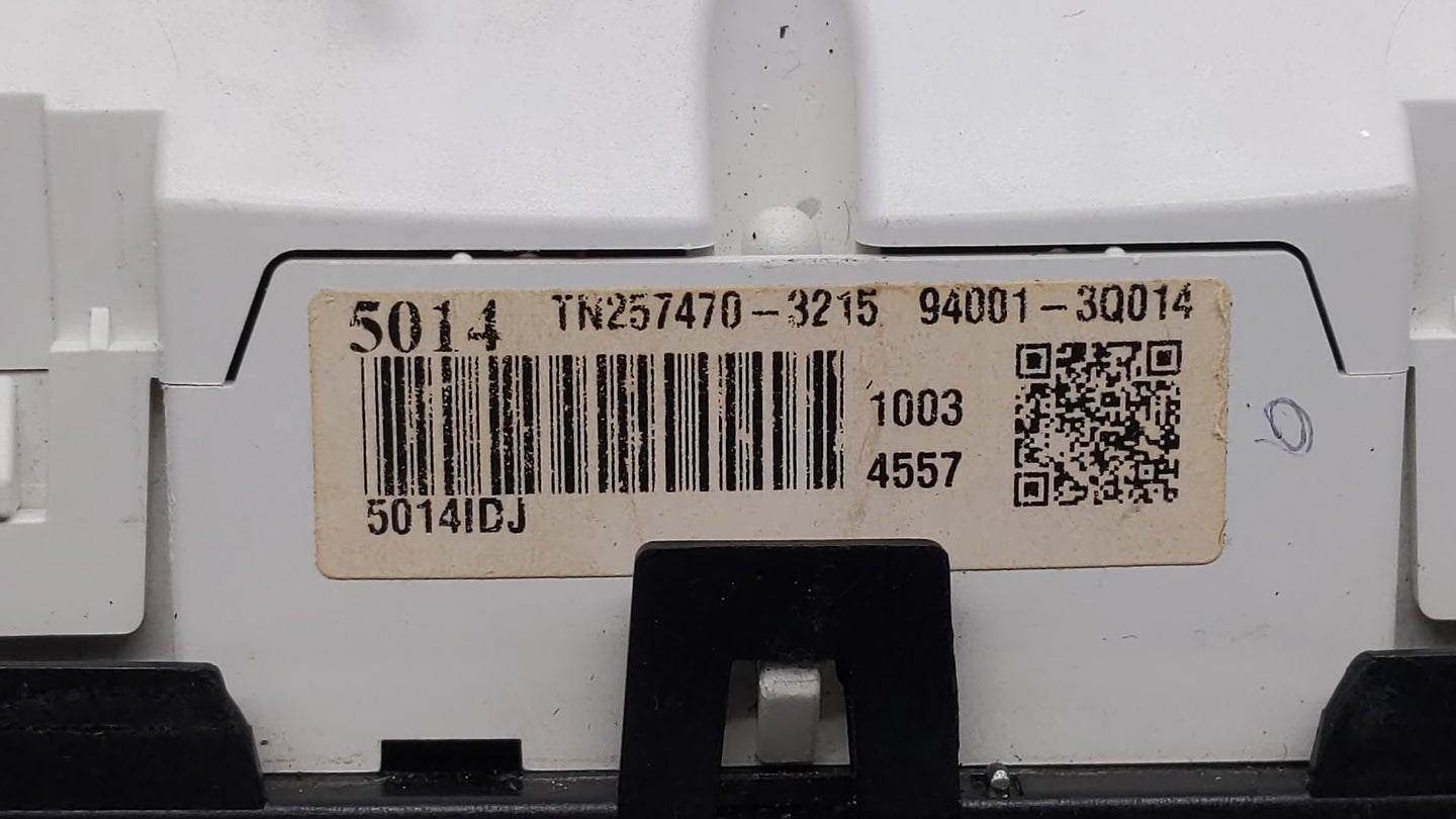 2011-2014 Hyundai Sonata Instrument Cluster Speedometer Gauges P/N:94001-3Q014 94011-3Q010 Fits Fits 2011 2012 2013 2014 OEM