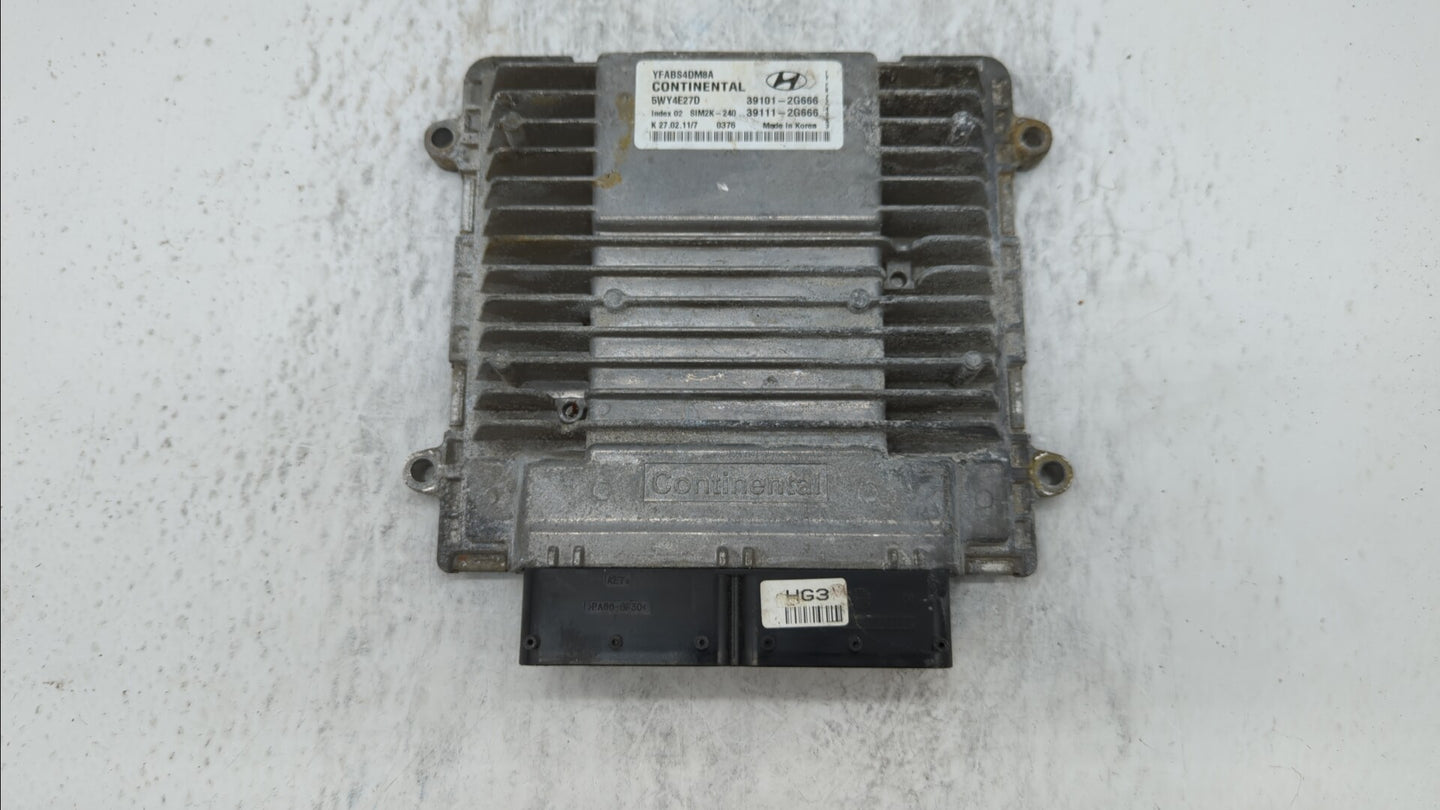 2011-2014 Hyundai Sonata PCM Engine Control Computer ECU ECM PCU OEM P/N:39111-2G669 39101-2G667 Fits Fits 2011 2012 2013 20