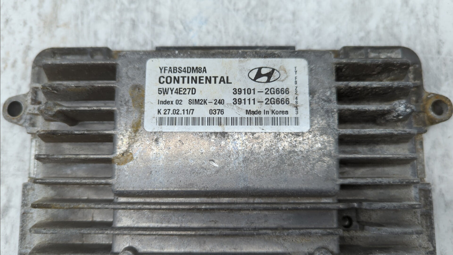 2011-2014 Hyundai Sonata PCM Engine Control Computer ECU ECM PCU OEM P/N:39111-2G669 39101-2G667 Fits Fits 2011 2012 2013 20