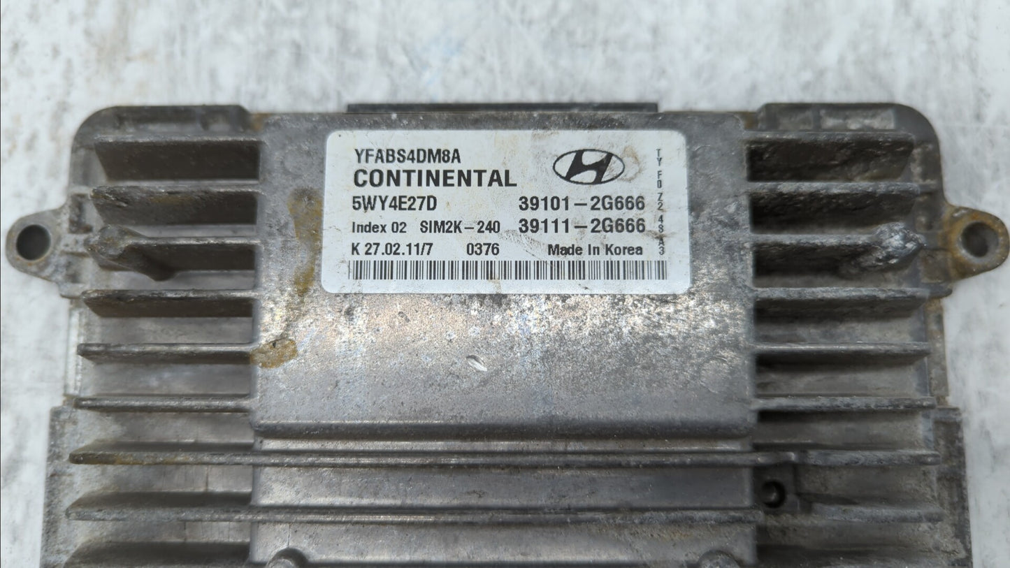 2011-2014 Hyundai Sonata PCM Engine Control Computer ECU ECM PCU OEM P/N:39111-2G669 39101-2G667 Fits Fits 2011 2012 2013 20
